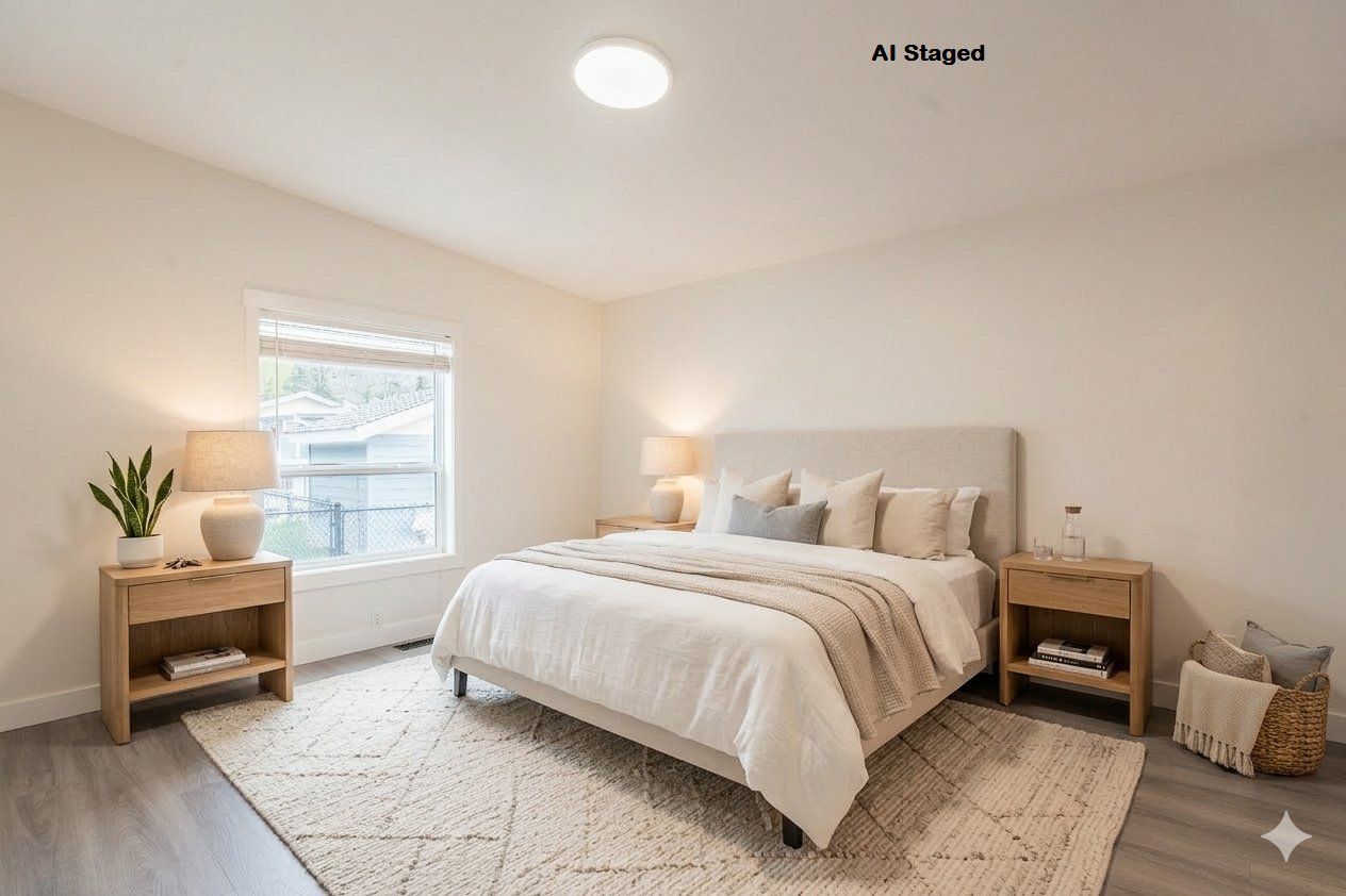 Primary Bedroom Staged